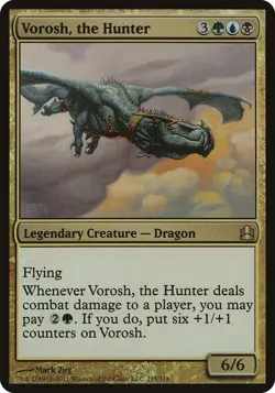 Vorosh, the Hunter (Commander 2011) - Oversize Cards (Foil) - Image 1
