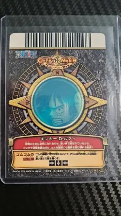 One Piece 2008 BANDAI BERRY MATCH MONKEY D LUFFY C 082 VINTAGE CARD OP - Image 2