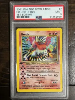 1st Edition Ho Oh 7/64 Neo Revelation Psa 9 Cgc Bgs Holo Lugia Pokemon 2001 Card - Image 1