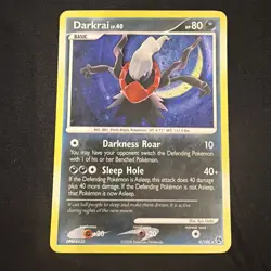 Darkrai Great Encounters Holo Rare Card 4/106 w/ Swirl - Image 1