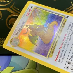 Pokemon 1999 Dragonite 4/62 Fossil Holo Rare Pokemon Card LP - Image 5