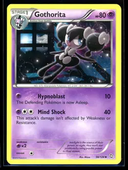 2012 Black & White - Dragons Exalted Gothorita #56 Non Holo Pokemon Card - Image 1