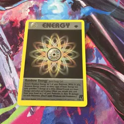 Pokemon TCG Rainbow Energy 1st Edition Rare Holo Card #17/82 Team Rocket - Image 1