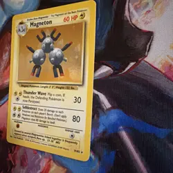 Magneton 9/102 Unlimited Base Set Holo Rare 1999 English Pokemon Card WOTC TCG - Image 3