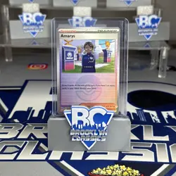 Pokemon Amarys (Pokeball Pattern) 093/131 Prismatic Evolutions Holo - NM - Image 1