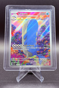 Pokemon Card - Wailord Journey Together 162/159 Illustration Rare Full Art Holo - Image 1