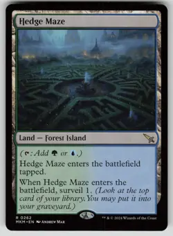 Hedge Maze Normal R Murders at Karlov Manor 262 NM - Image 1