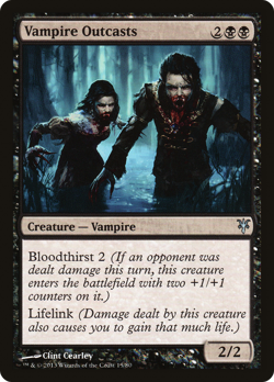 Vampire Outcasts #15 (MP) Duel Decks: Sorin vs. Tibalt DDK Magic MTG - Image 1