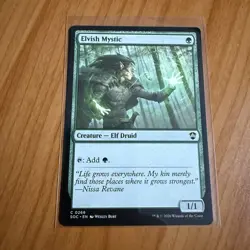 Elvish Mystic - N/M - Secrets Of Strixhaven Magic The Gathering MTG - Image 1