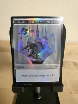 Emblem - Kaito, Bane of Nightmares #17 / Gremlin 11 (MP) Duskmourn DSK Magic MTG - Image 1