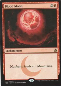 MTG: Masters 25: Blood Moon: Lightly Played Condition - Image 1