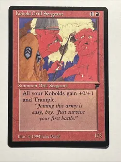 MTG - Kobold Drill Sergeant - Legends - NM English Magic 1994 - Image 1