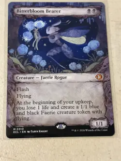 mtg showcase Bitterbloom Bearer, Lorwyn Eclipsed, unplayed - Image 1