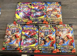 Pokemon TCG MEGA EVOLUTION LOT OF PROMO PACKS MINT CONDITION NEW SEALED #7 - Image 1