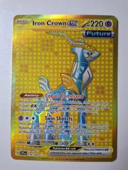 Pokemon - Iron Crown ex - 216/162 - Temporal Forces - Hyper Rare - Mint - Image 2