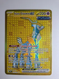 Pokemon - Iron Crown ex - 216/162 - Temporal Forces - Hyper Rare - Mint - Image 4