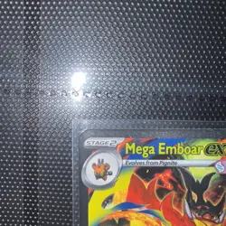 Mega Emboar ex 273/217 SIR Full Art Secret Rare Pokemon Ascended Heroes NM/M - Image 3