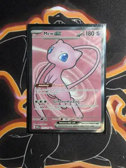 Pokemon Mew ex 193/165 Scarlet & Violet 151 Ultra Rare Full Art Holo EX 180 HP - Image 1