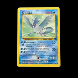 2 Vintage 1999 Pokemon TCG Fossil ARTICUNO NON-HOLO Rare 17/62 - Image 1