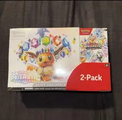 Pokemon Prismatic Evolutions Elite Trainer Box ETB Booster Bundle Costco 2-Pack - Image 4