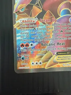 DMG Pokemon Volcanion EX Steam Siege 107/114 - Image 5