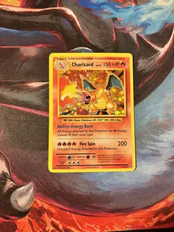 CHARIZARD 2016 POKEMON XY EVOLUTIONS HOLO 11/108 NM/MT NP CENTERED - Image 1