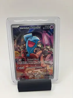 Pokemon Team Rocket's Wobbuffet 203 SV10 Promo Full Art Holo NM - Image 1