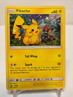 Pikachu SM86 Holo Black Star Promo Pokemon 1555 - Image 1