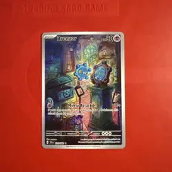 Pokemon Bronzor 170/162 SV05: Temporal Forces Holo illustration Rare M/NM￼ - Image 1