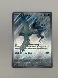 Pokemon Articuno Illustration Rare Holo 161/159 Journey Together 110 HP 2025 - Image 1