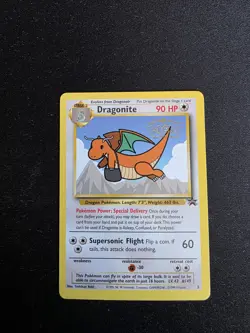 Dragonite Black Star Movie Promo WB Stamp 1999 Pokemon Pokemon TCG WOTC - Image 3