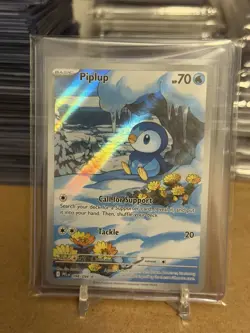 Piplup Full Art, Pokemon Near Mint, Phantasmal Flames, Illustration Rare, 98/94 - Image 1