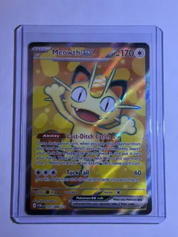 Pokemon Perfect Order Meowth ex 107/088 UR Holo 2026 Full Art NM/M - Image 1