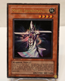 Mystic Swordsman LV4 SOD-EN012 Ultra Rare 1st Edition Yugioh 998 - Image 1