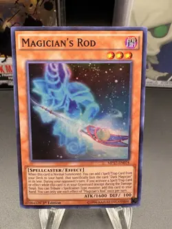 Yu-Gi-Oh! Magician's Rod Super Rare 2017 MP17-EN074 1st Edition - Image 2