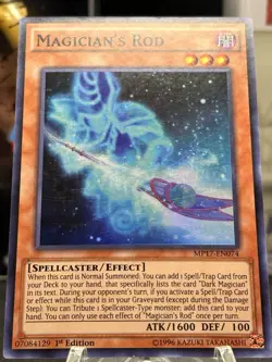 Yu-Gi-Oh! Magician's Rod Super Rare 2017 MP17-EN074 1st Edition - Image 3