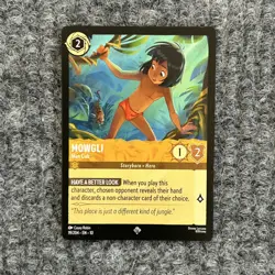 Disney Lorcana Whispers in the Well Mowgli Man Cub 19/204 Super Rare NM - Image 1