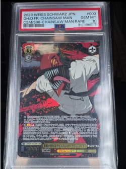 PSA 10 Signed Weiss Schwarz CHAINSAW MAN CSM/S96-054CSMR & CSM/S96-003CSMR - Image 2