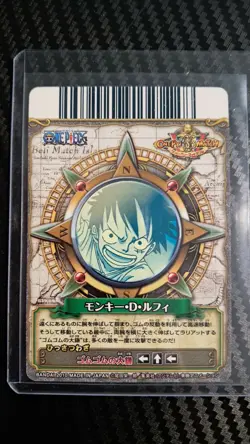 One Piece 2010 BANDAI BERRY MATCH MONKEY D LUFFY C 347 VINTAGE CARD OP - Image 2