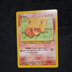 Vulpix 91 Neo Destiny Pokemon Card LP - Image 1