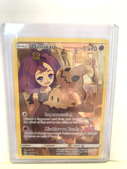 Mimikyu 245/236 Cosmic Eclipse NM 2019 HP70 Basic Rainbow Full Art Pokemon Card - Image 3