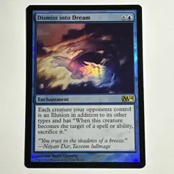 Dismiss Into Dream 50/249 FOIL Rare Card Core Set 2014 Magic the Gathering MTG - Image 1