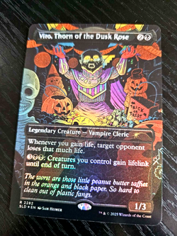 MTG Vito, Thorn of the Dusk Rose (Rainbow Foil) Secret Lair Drop Foil - Image 1