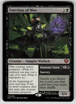 Emeritus of Woe Mythic Secrets of Strixhaven 80 MTG Near Mint 2026 - Image 1