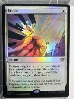 Erode Secrets of Strixhaven Foil Rare MTG R 0015 - Image 1