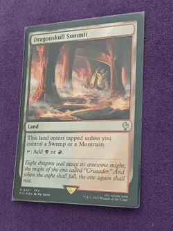 Dragonskull Summit Surge Foil 387 MTG Final Fantasy FIC NM - Image 2