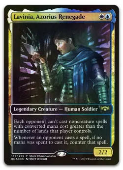 Lavinia, Azorius Renegade #189 (Foil) NM Game Day & Store Championship Magic MTG - Image 1