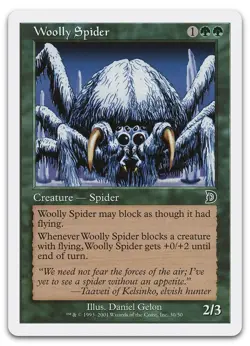 Woolly Spider #30 (NM) Deckmasters Garfield vs Finkel DKM Magic MTG - Image 1