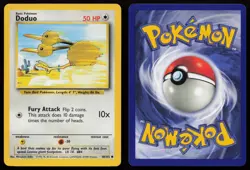 Doduo 48/102 Common Base Set Unlimited Pokemon NM - Image 3