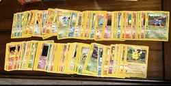 Pokemon Card Bulk Lot of Commons/Uncommons and Blaine Holo 17/132 Trading Cards - Image 1